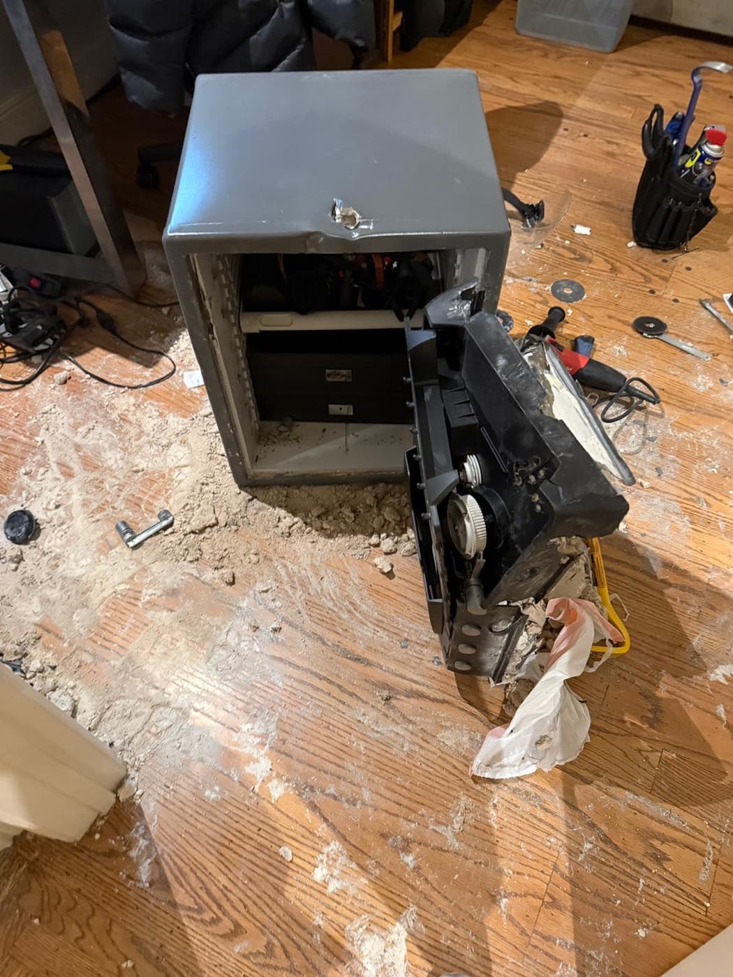 Safe opened after a lockout